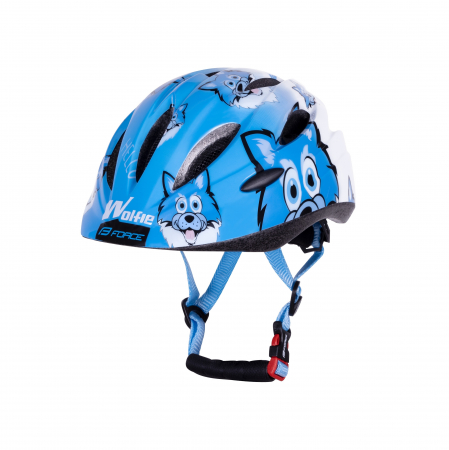 Echipament protectie - Casca Force Wolfie Junior Blue-White XXS-XS