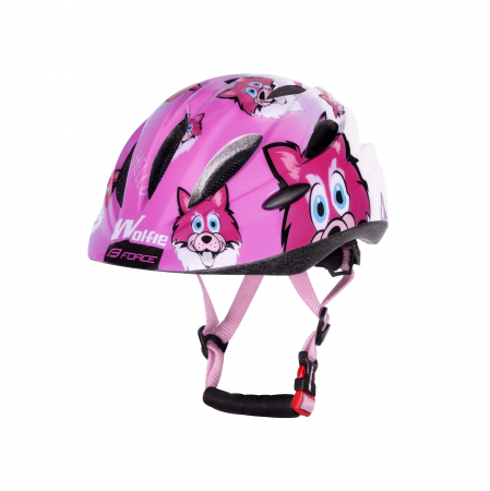 Casca Force Wolfie Junior Pink-White S-M (52-56cm) [0]