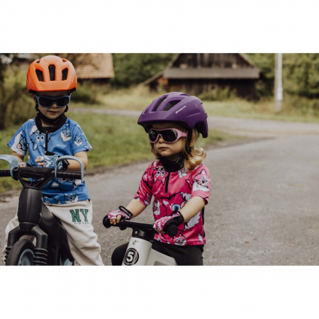 Casca copii Force Zebu, lumina sapte integrata, mov, XS-S, (46-52 cm) [8]