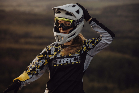 Casca full-face Force Venom Downhill, gri, S-M, 55-58cm [8]