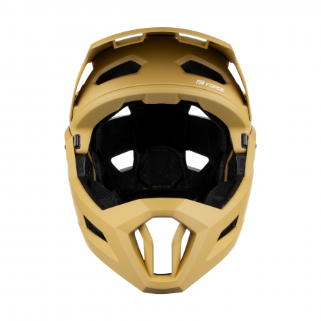 Casca full-face Force Venom Downhill, maro, S-M, 55-58cm [2]
