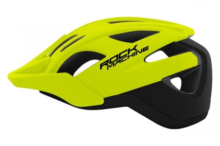 Casca Rock Machine Trail Pro negru/verde fluo M-L (58-61 cm) [0]