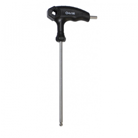 Scule bicicleta - Cheie Force hexagonala cu maner T 4 mm, cu capat rotund