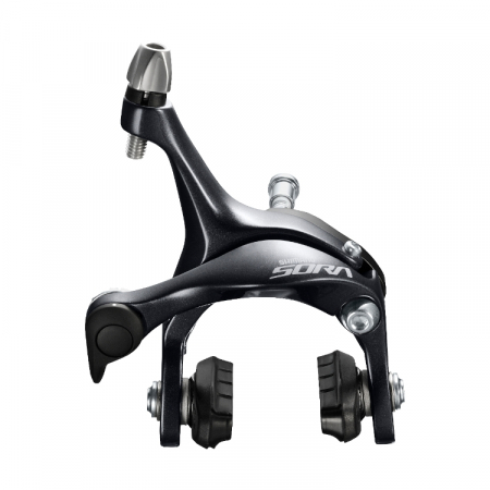 Frane pe janta - Clesti de frana Shimano Sora BR-R3000, fata, CS51, surub pivot 27.5mm, cu saboti R50T5