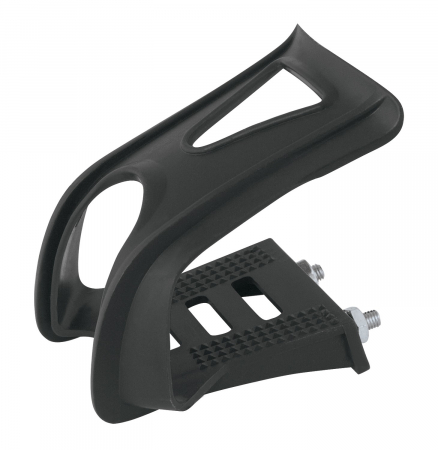 Accesorii pedale - Clipsuri FORCE MTB plastic, fara curea, Negre