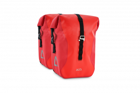 Coburi Acid Pannirers Travlr Pro 20/2 Flame n Black [0]
