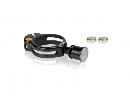 Coliere tije sa bicicleta - Colier tija sa cu led incorporat XLC CL-R12, Negru, 31.8mm