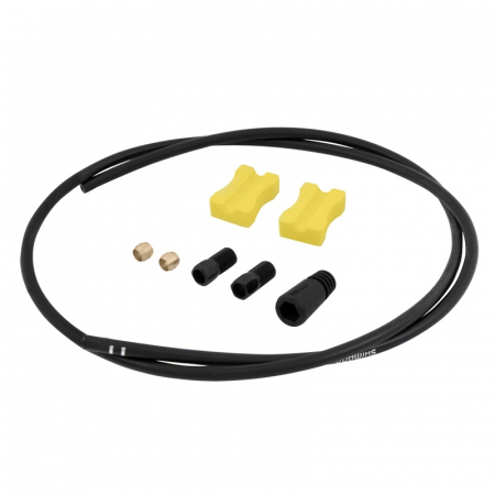 Piese biciclete - Conducta hidraulica Shimano SM-BH59-JK, 1000mm, Negru, conector drept pe maneta (neasamblat), incl. insertie, incl. TL-BH61, amb