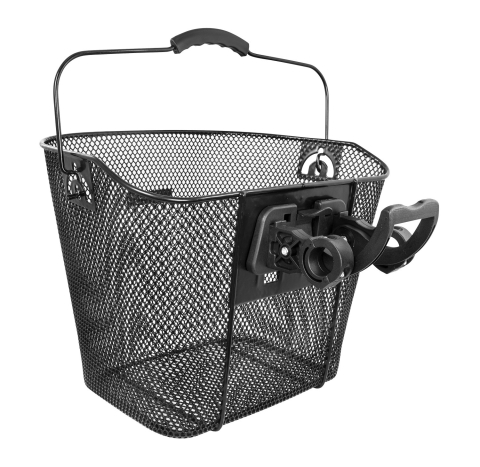 Cosuri bicicleta - Cos Fata Din Plasa Force Klick 25.4mm Prindere Pe Ghidon Negru