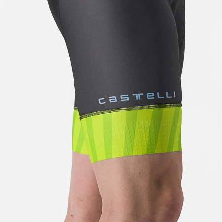 Costum de triatlon cu maneca scurta Castelli Free Sanremo SS, Galben Fluo/Negru, XXL [5]