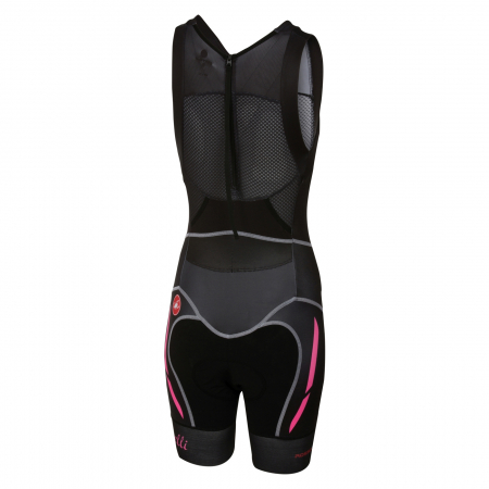 Costum Triatlon Castelli Free W Tri Itu, De Dama, Negru/Roz, XL [1]