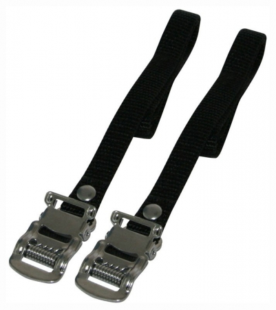 Accesorii pedale - Curea Clipsuri FORCE nylon negre