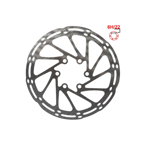 Trotinete, Piese trotinete - Disc frana eWheel EWD002 140mm, 6 gauri