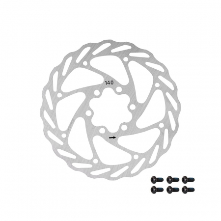 Frane si componente - Disc Frana Force-4 140mm 6 gauri argintiu