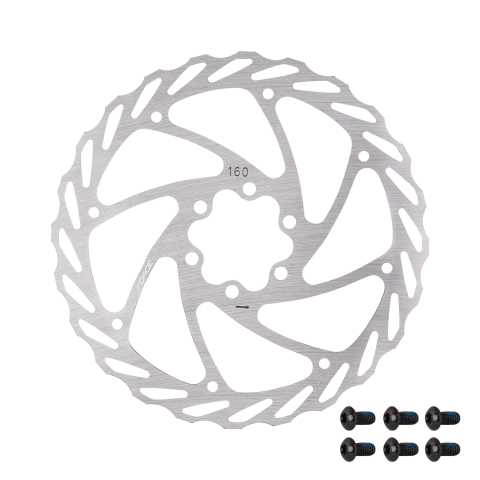 Rotoare/Discuri frana - Disc Frana Force-4 160mm 6 gauri argintiu
