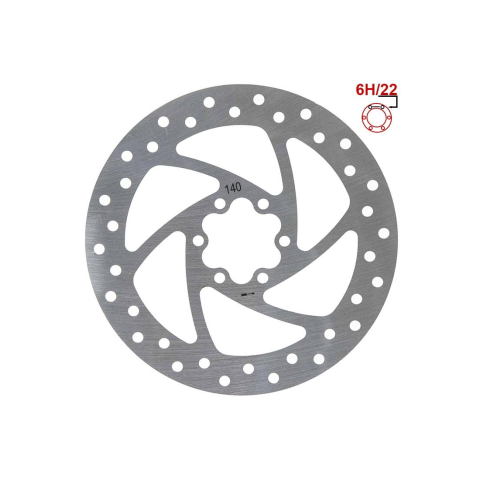 Trotinete, Piese trotinete - Disc frana trotineta 140mm 6 gauri
