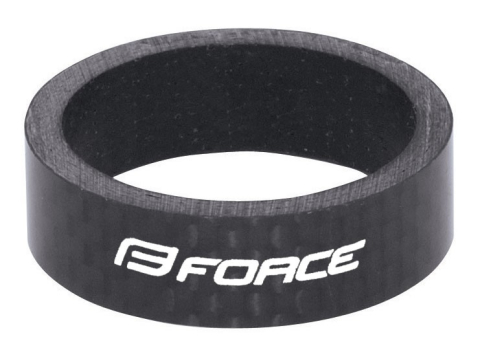 Cuvete furca - Distantier furca Force 1.1/8" 10mm Carbon Black