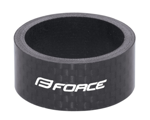 Cuvete furca - Distantier furca Force 1.1/8" 15mm Carbon Black