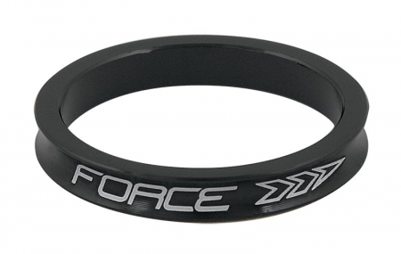 Cuvete furca - Distantier furca Force 1 1/8 5mm negru