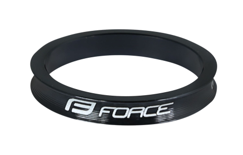 Cuvete furca - Distantier furca Force 1 1/8 5mm negru