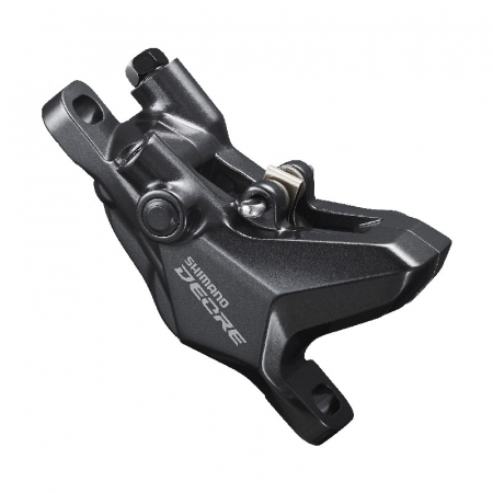Frane pe disc - Etrier frana hidraulica disc Shimano Deore BR-M6100, fata sau spate, fara adaptor, placute metalice G04S