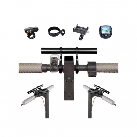 Extensie ghidon trotineta 20cm neagra [1]