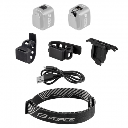 Far fata Force Flea 200LM USB, Black [4]
