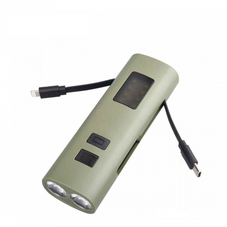 Far reincarcabil Fivestars Power Light PBL-6400, powerbank 6400 mAh, USB Type-C, negru [3]