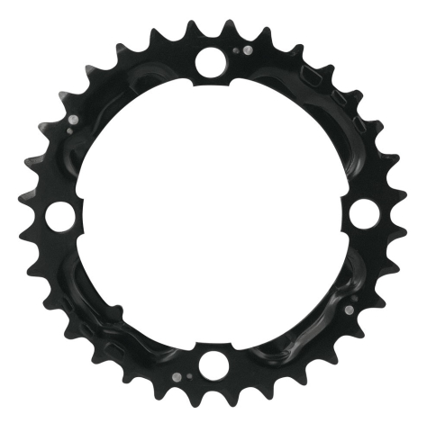 Angrenaje, foi si brate pedaliere - Foaie angrenaj pedalier Force Cr-Mo, 9 viteze, negru, 32T