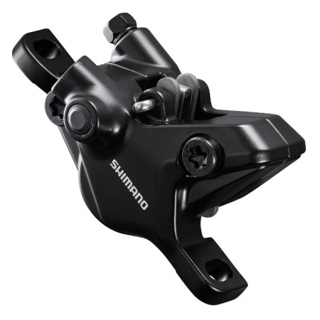 Frana hidraulica disc Shimano BL-MT401(L), BR-MT420(F), levier Argintiu, conducta SM-BH90 1000mm, placute Metalice, Stanga/Fata [1]