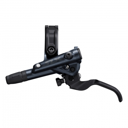 Frana hidraulica disc Shimano SLX BL-M7100(L)+BR-M7120(F), J-Kit, placute resin cu radiator, stanga/fata [1]