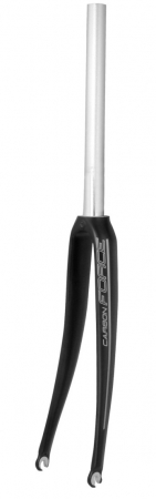 Furci si Suspensii spate - Furca sosea Force 1.1/8 ahead aluminiu/carbon negru mat