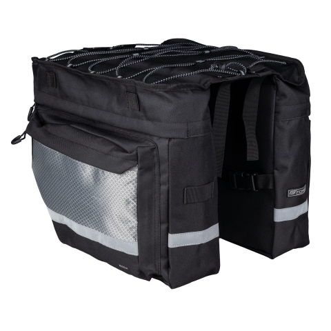 Genti bicicleta - Geanta portbagaj Force Noem 2x10L neagra