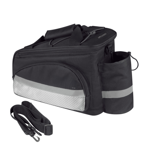 Genti bicicleta - Geanta Portbagaj spate Force Slim 9L neagra