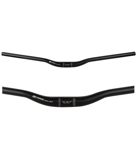 Ghidoane - Ghidon Force Basic H6.6 rised 31.8/740mm AL Negru Mat