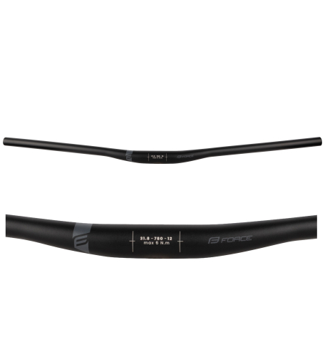 Piese biciclete - Ghidon Force Team rised 31.8/ 780mm Aluminiu negru
