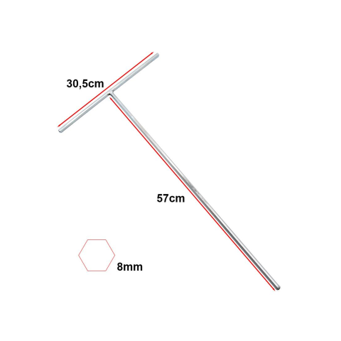 Accesorii trotinete electrice - Imbus 10mm M10/58cm pentru trotineta Smartgyro