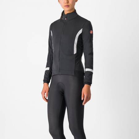 Jacheta Castelli Dinamica 2, negru deschis/alb relfex, XS [2]