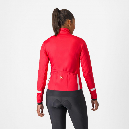 Jacheta Castelli Dinamica 2, rosu hibiscus/alb relfex, XS [1]