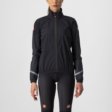Jachete - Jacheta de ploaie Castelli Emergency 2 W, pentru femei, negru deschis, XL