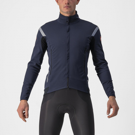 Jachete - Jacheta Castelli Perfetto RoS 2, pt barbati, albastru Savile/argintiu reflex, XXXL