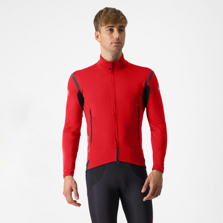 Jachete - Jacheta Castelli Perfetto RoS 2, rosu aprins/negru reflex, S