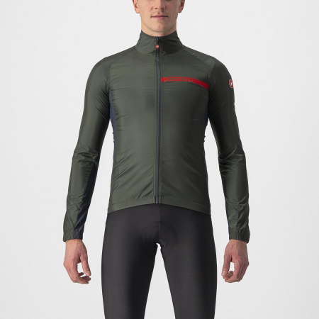 Jacheta Castelli Squadra Stretch, kaki/gri inchis, M [0]