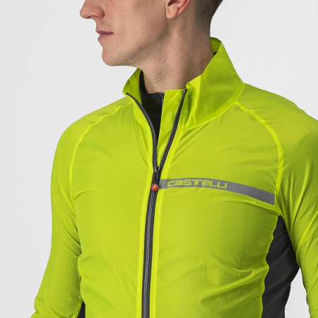 Jacheta de vant Castelli Squadra Stretch, pt barbati, lime electric/gri inchis, L [4]
