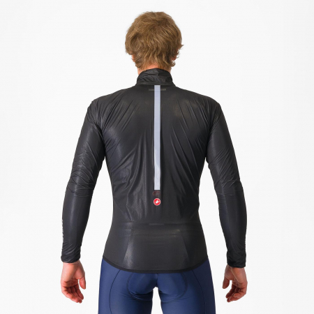 Jacheta de vant Castelli Squall Shell, pt barbati, negru deschis/gri argintiu, XL [1]
