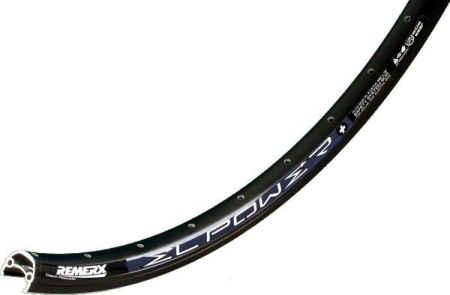 Jante bicicleta - Janta dubla Remerx El Power 622x19, simplu capsata, negru, 32H
