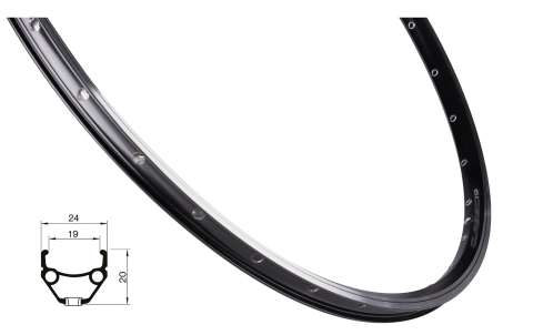 Piese biciclete - Janta Force Classic 622x19 36H Neagra