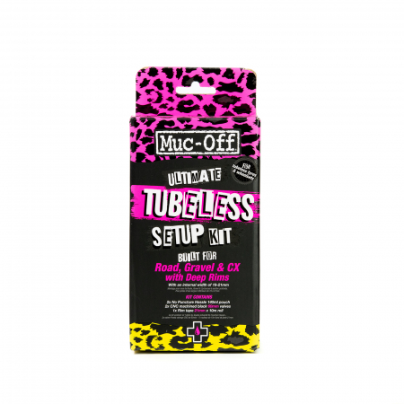Tubeless, insertii si solutii anti-pana - Kit Tubeless Muc-Off Ultimate - Road (banda 21mm/valve 60mm)