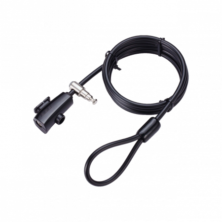 Antifurturi bicicleta - Antifurt BBB BBL-6301 8x2000 mm QuickLoop Negru