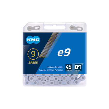 Lant KMC E9 EPT 9 vit, 133 zale Ebike, Argintiu [1]